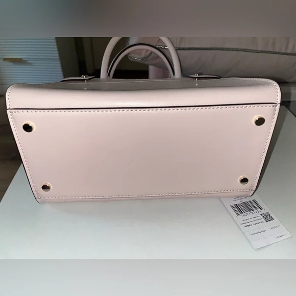 Kate Space Staci Heart Studded Satchel Bag with Cardholder and Wristlet - Picture 8 of 16